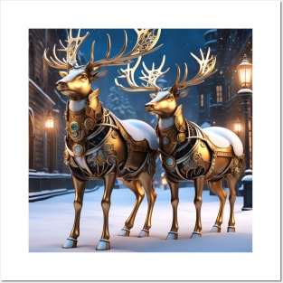 Mech Reindeer Posters and Art